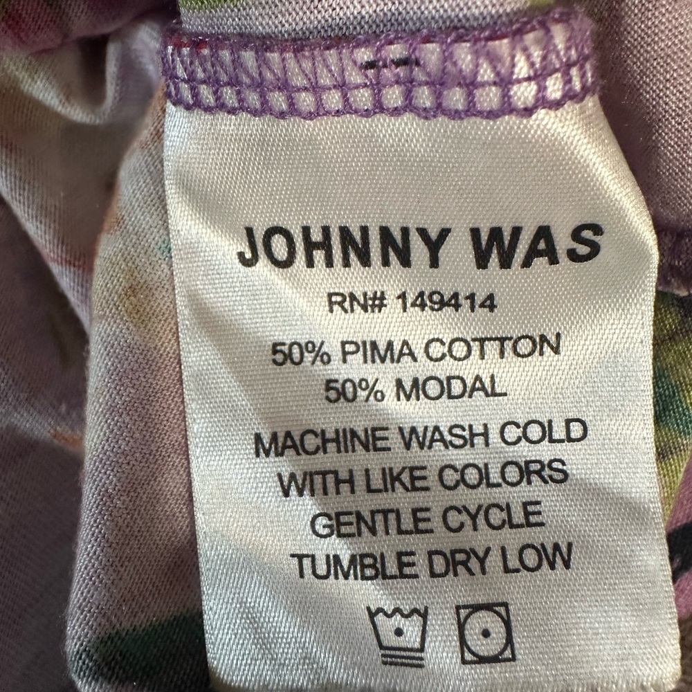 Johnny Was Multicolor Floral Sleepwear size large - Picture 8 of 9